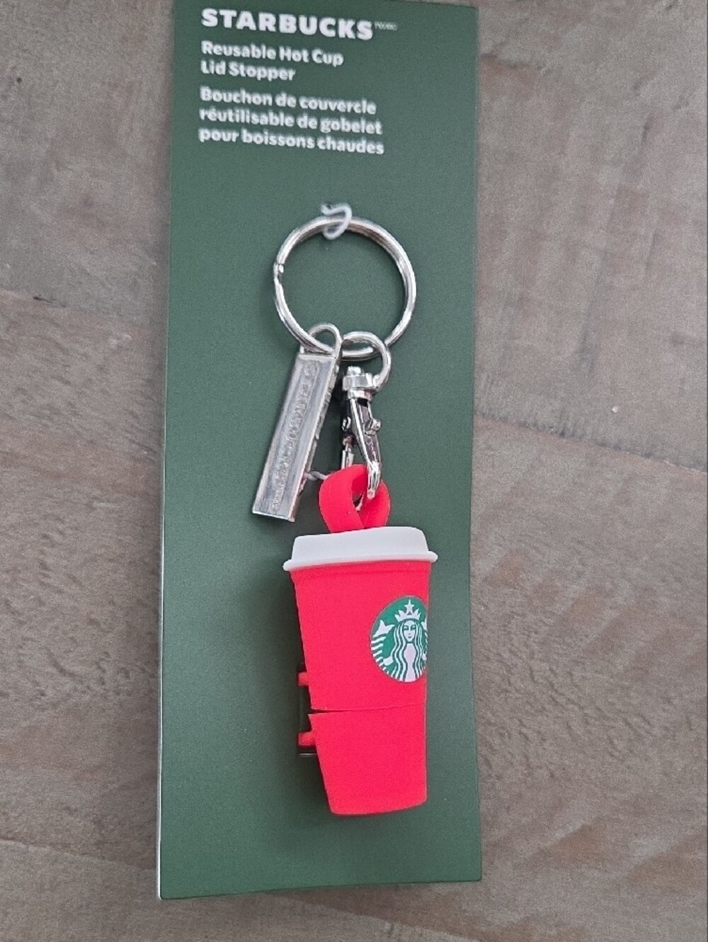 Starbucks -Red Reusable Cup Keychain Authentic - Picture 3 of 5